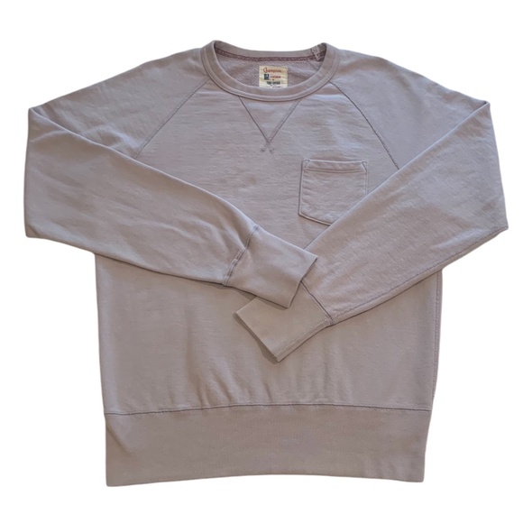 Todd Snyder x Champion Light Purple Lavender Crew Neck Sweatshirt Men's Medium M - Picture 2 of 7